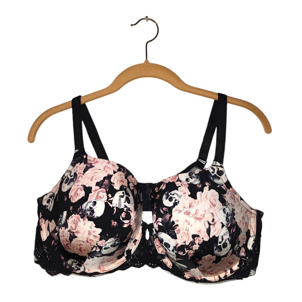 Torrid Skull and Roses Bra | Size 40DD